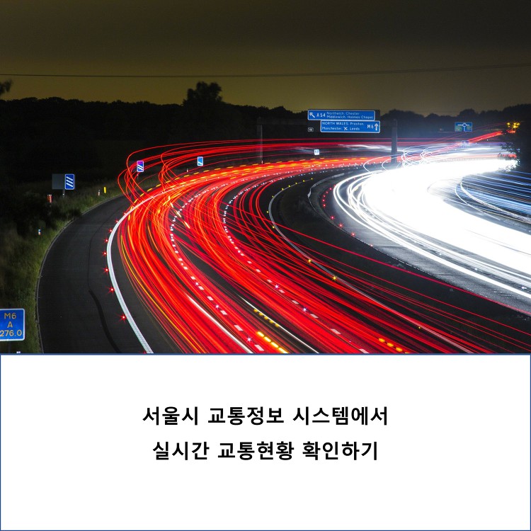 서울시 교통정보 시스템에서 실시간 교통정보 확인하기