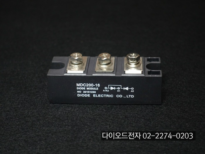 [판매중] MDC200-16 / DIODE ELECTRIC (200A 1600V , 다이오드모듈 , DIODE MODULE)