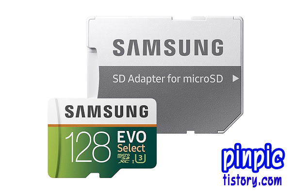 [아마존 해외직구 핫딜] 삼성 Micro SD카드 EVO 128Gb select U3 100MB/s 추천