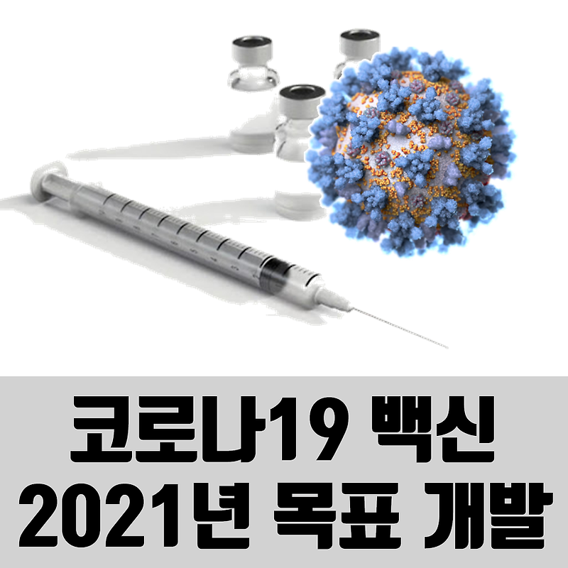 코로나19 백신, 빠른 개발로 이르면 2021년 출시 가능