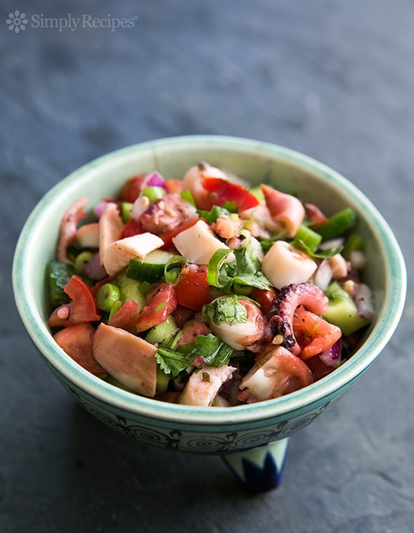 멕시칸 뿔포 (문어) 샐러드 Mexican Style Octopus Salad (Ensalada de Pulpo)