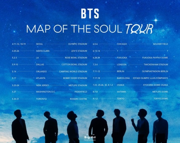 [방탄소년단] BTS MAP OF THE SOUL TOUR(맵 오브 더 소울 투어: 북미&캐본인다) 콘서트 선예매 방법 대박