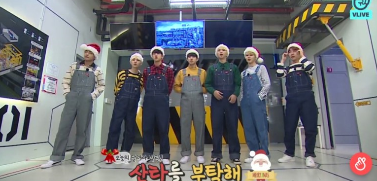 Christmas Day By JIMIN, JUNGKOOK Of BTS(feat.브이앱 달려라방탄 32화 산타를 부탁해편) 볼까요