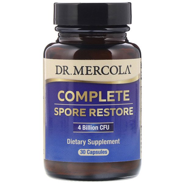 아이허브 면역력 버섯영양제 Dr. Mercola Complete Spore Restore 4 Billion CFU 후기