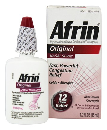 아프린(Afrin)의 효능과 부작용, 복용시 주의할 점