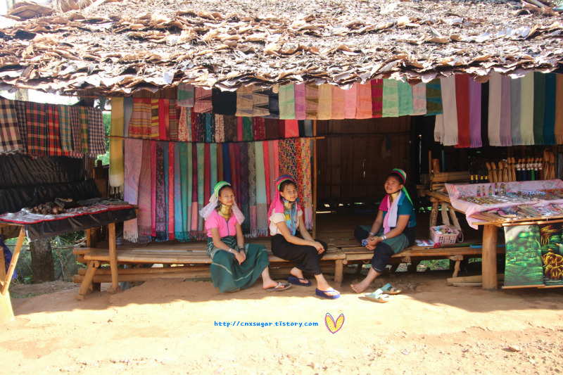 치앙라이 고산족 마을 (5부족마을) 야오, 라후, 아카, 파동 (카렌(롱넥)), 빠룽족