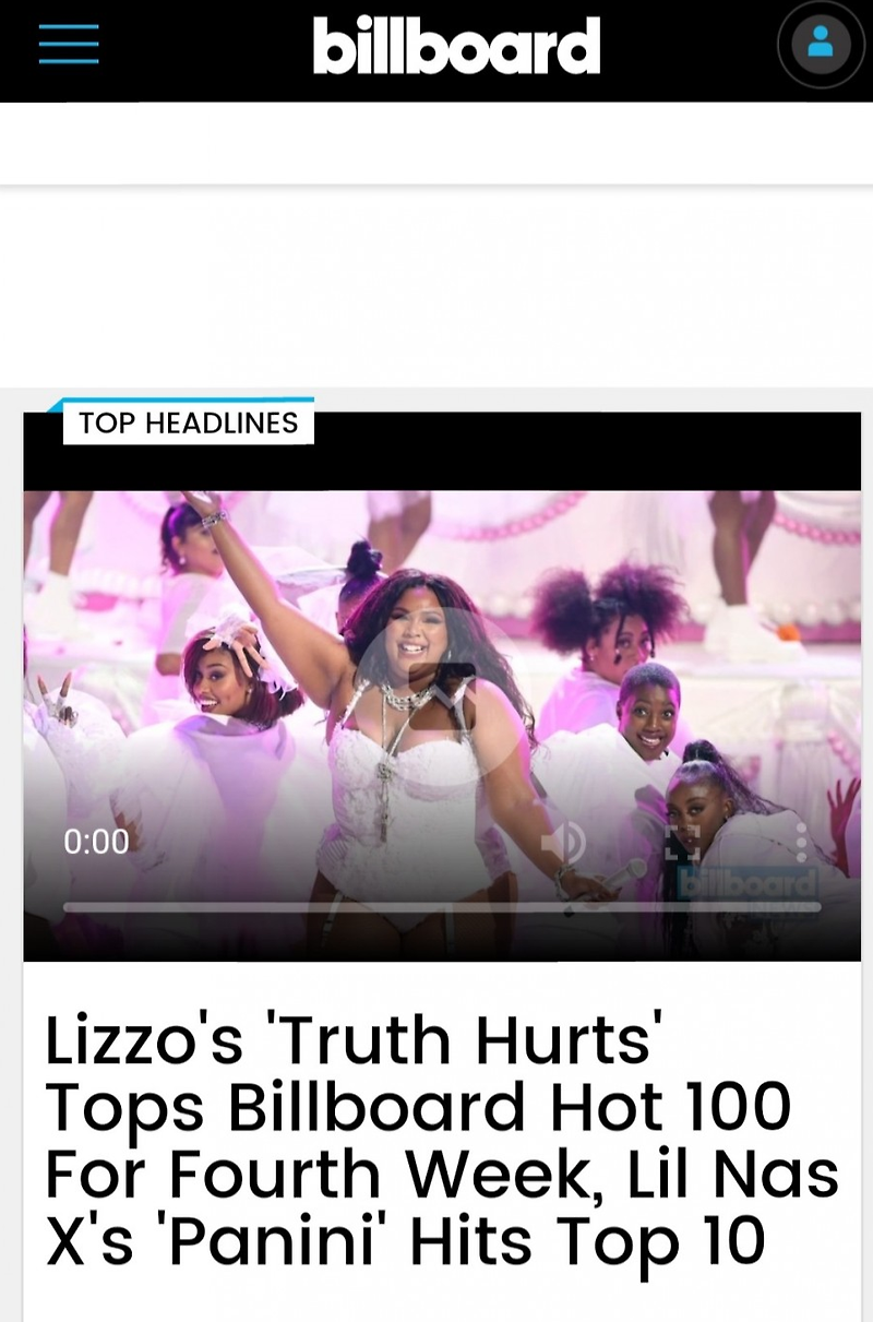 [박우진] 빌보드 하나위 뮤지션 Lizzo × AB6IX 'Truth Hurts' 봅시다