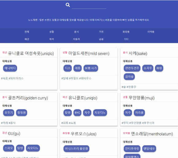 일본 불매운동 노노재팬 리스트와 대체상품 총정리!