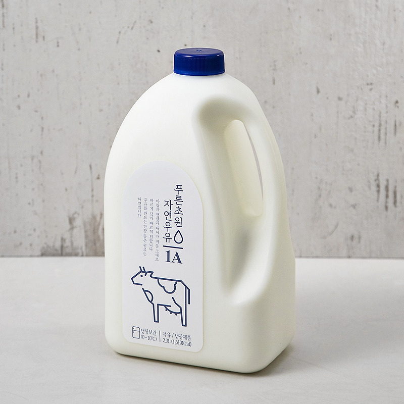[ 리뷰 확인 후 사자 ] - 푸른초원 자연우유, 2300ml, 1개
