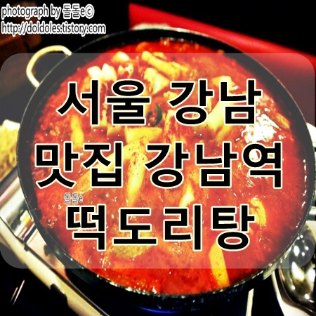 서울 강남 맛집 : 강남역 떡도리탕 메뉴 가격