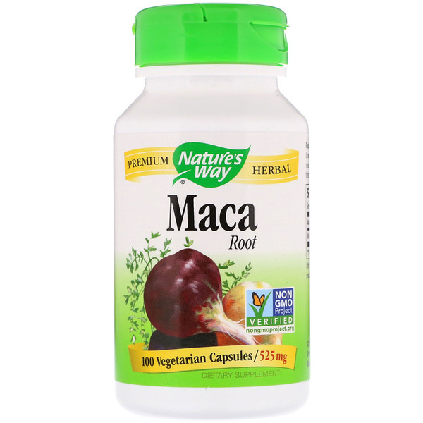 아이허브 남성건강영양제 추천 Nature's Way, Maca Root, 525 mg, 100 Vegetarian Capsules 후기와 정보