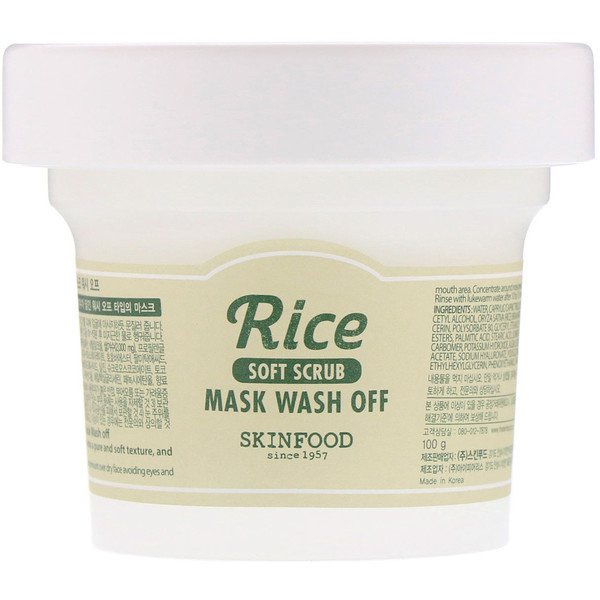 iherb Korean Beauty Products(K-Beauty) best items Skinfood, Rice Mask Wash Off, 3.52 oz (100 g) reviews