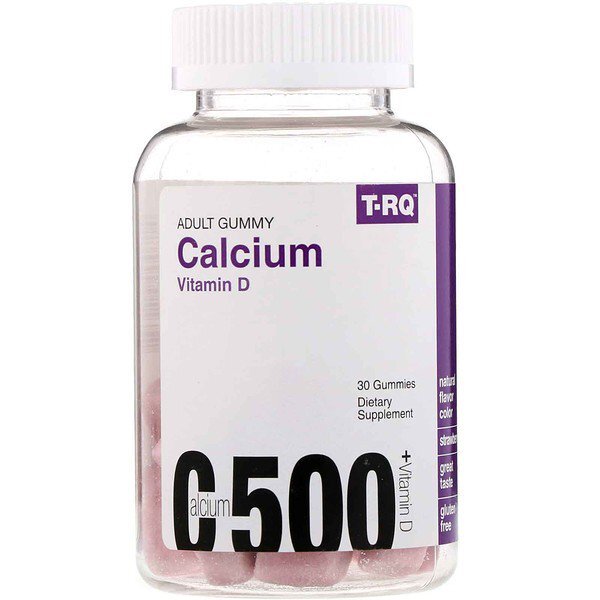 아이허브 T-RQ, Adult Gummy, Calcium 500 + Vitamin D, 30 Gummies후기와 추천정보