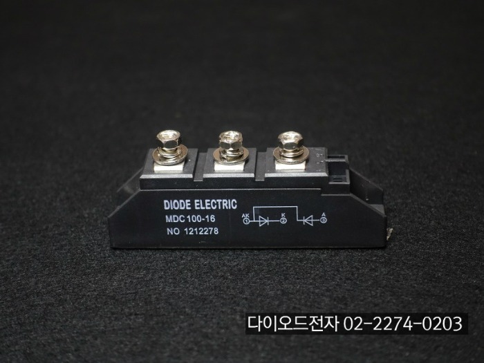 [판매중] MDC100-16 / DIODE ELECTRIC (100A 1600V , 다이오드모듈 , DIODE MODULE)