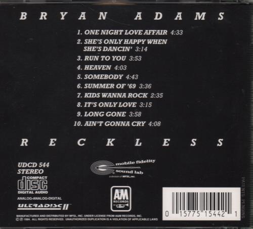 Bryan Adams (브라이언 아담스) - Heaven [가사/해석/듣기/MV]