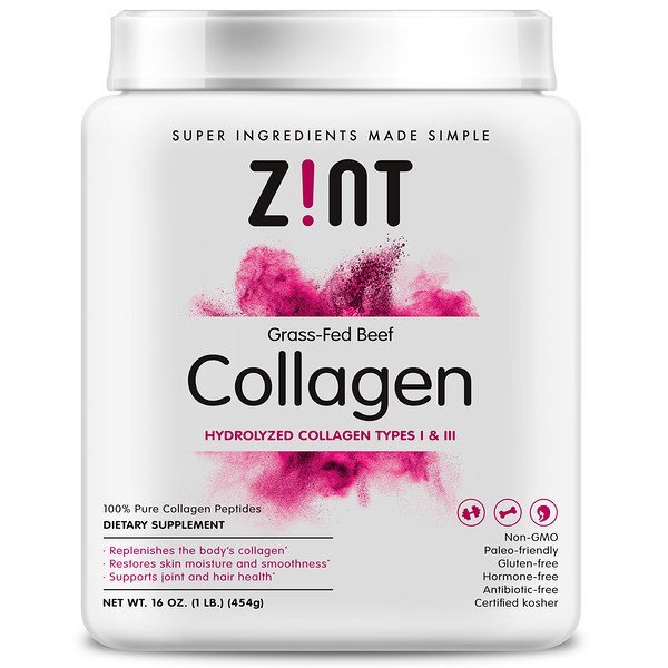 아이허브 인대회복에 도움되는 영양제 Zint Grass-Fed Beef Collagen Hydrolyzed Collagen Types 1 & III 후기