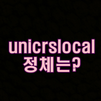 unicrslocal 정체는?