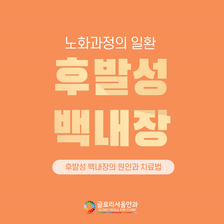 후발성백내장의 원인과  정보