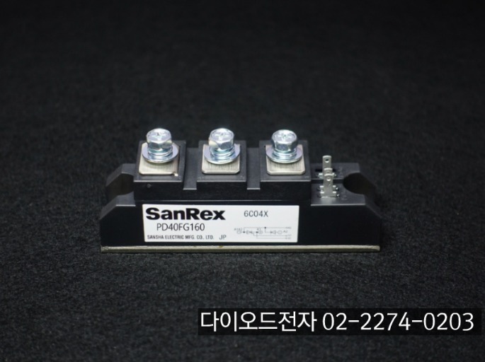 [판매중] PD40FG80 / PD40FG160 / SANREX (40A 800V , 40A 1600V DIODE+SCR모듈)