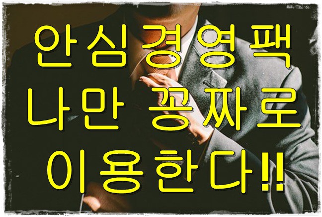 사장님안심경영팩을 무료로 이용하는 방법(feat.꿀팁)