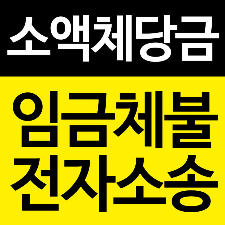 소액체당금 신청후기 #2. 임금체불 전자소송