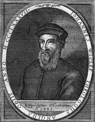 존 위클리프(John Wycliff, 1324~1384), 종교개혁인물