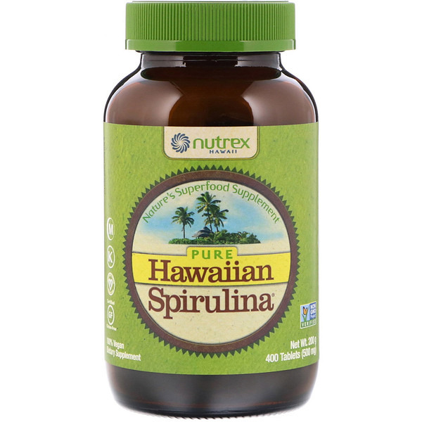 아이허브 스피룰리나 Nutrex Hawaii Pure Hawaiian Spirulina 500 mg 후기