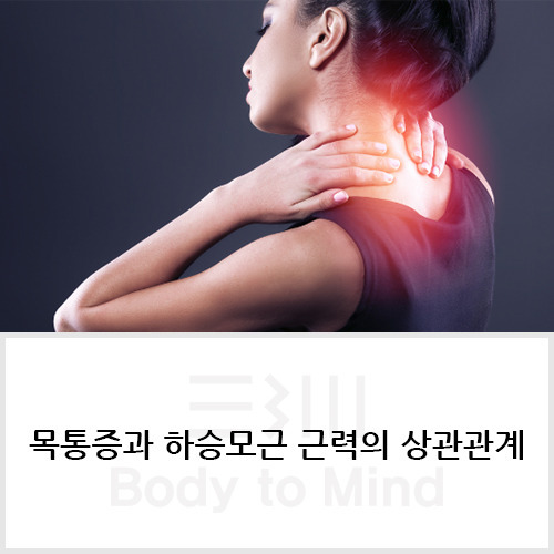 편측성 목통증(unilateral neck pain)과 하승모근(lower trapezius) 근력(strength)의 상관관계