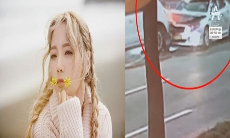 태연 교통사고 일반 교통사고로 처리 '공소권 없음' 종결(CCTV 영상)