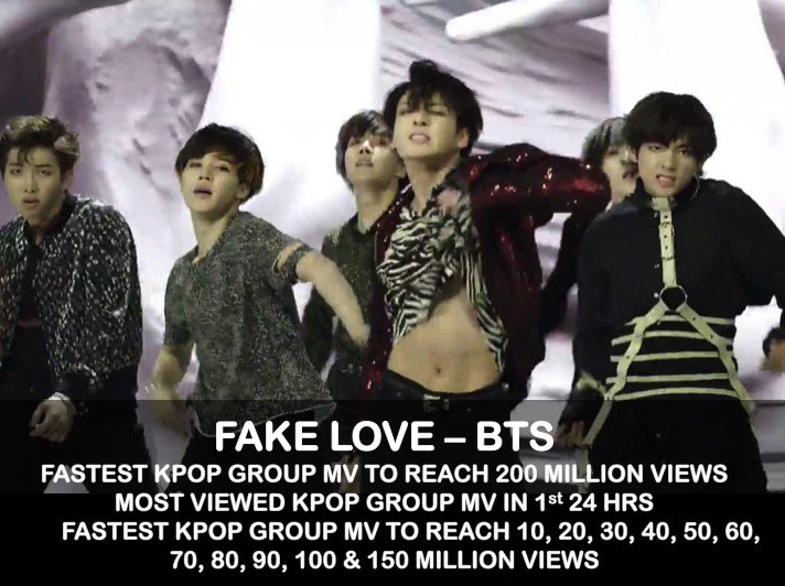 World Music Awards 트윗... BTS의 Fake Love는 2억뷰의  볼까요