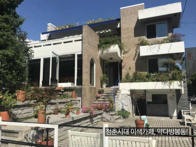 홍대 동교동 이색카페, 청춘시대 촬영지 벨에포크 약다방봄동!