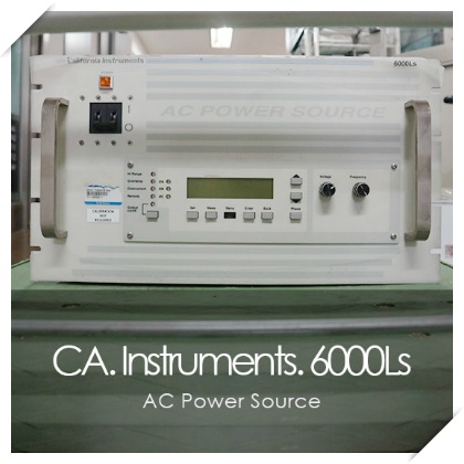 중고계측기 렌탈 판매 CA Instruments 6000LS AC 파워 소스 Power Source 수리 매각 대여