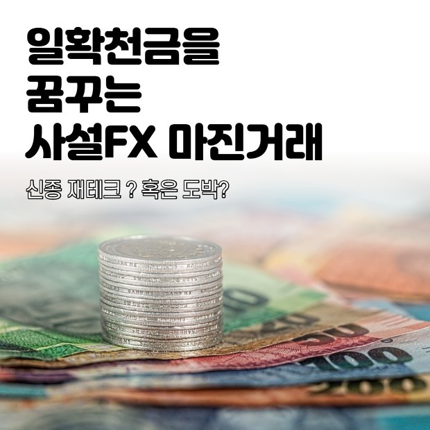 일확천금의 기회 사설 FX 마진거래 ?