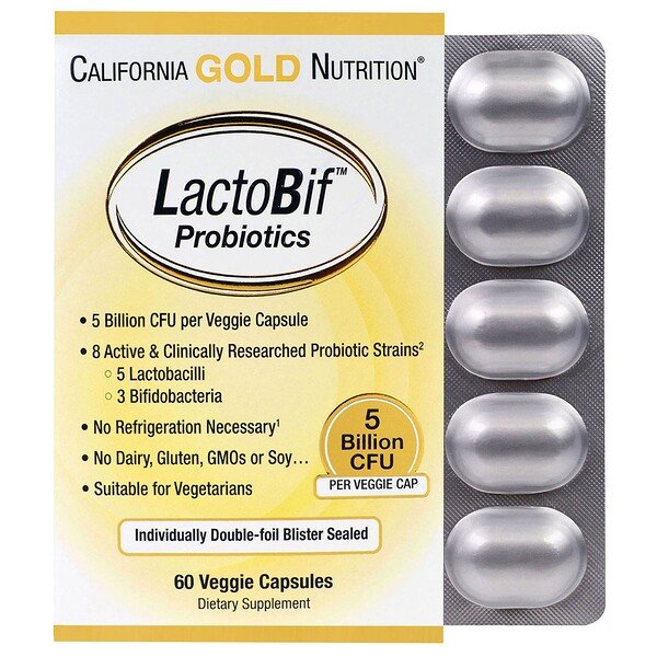 아이허브 코로나바이러스 대비 California Gold Nutrition California Gold Nutrition LactoBif 프로바이오틱스 50억 CFU제품설명 및 후기분석