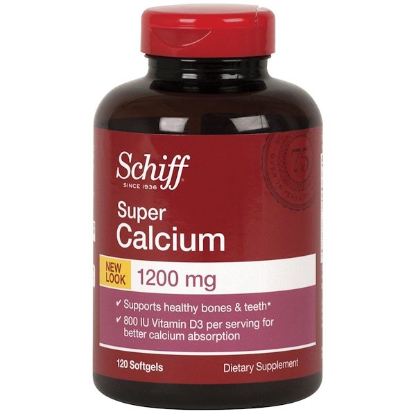 아이허브 Schiff, 슈퍼 칼슘, 1200 mg, 120 소프트젤후기와 추천정보