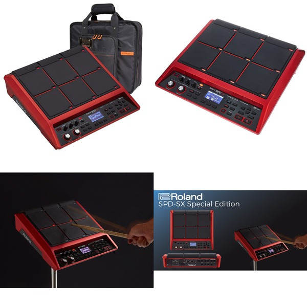 롤랜드 일렉트릭 퍼커션 패드 스페셜 에디션 Roland SPD-SX Special Edition Sampling Percussion Pad with Microfiber