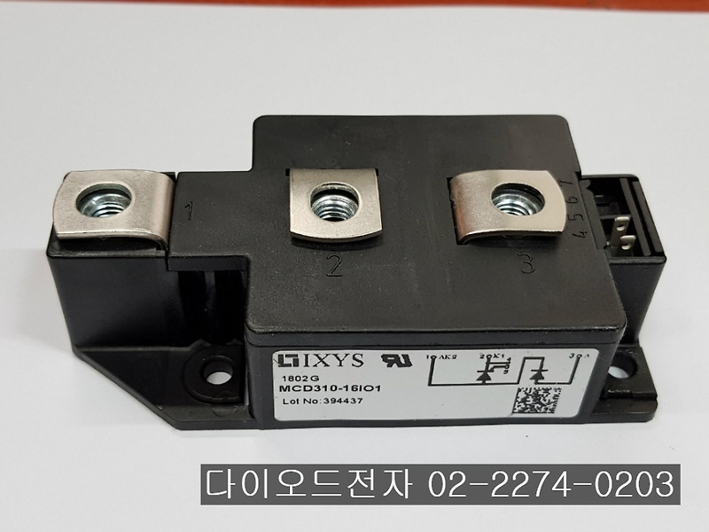 [판매중 IXYS] MCD310-16IO1  , 320A 1600V DIODE+SCR모듈