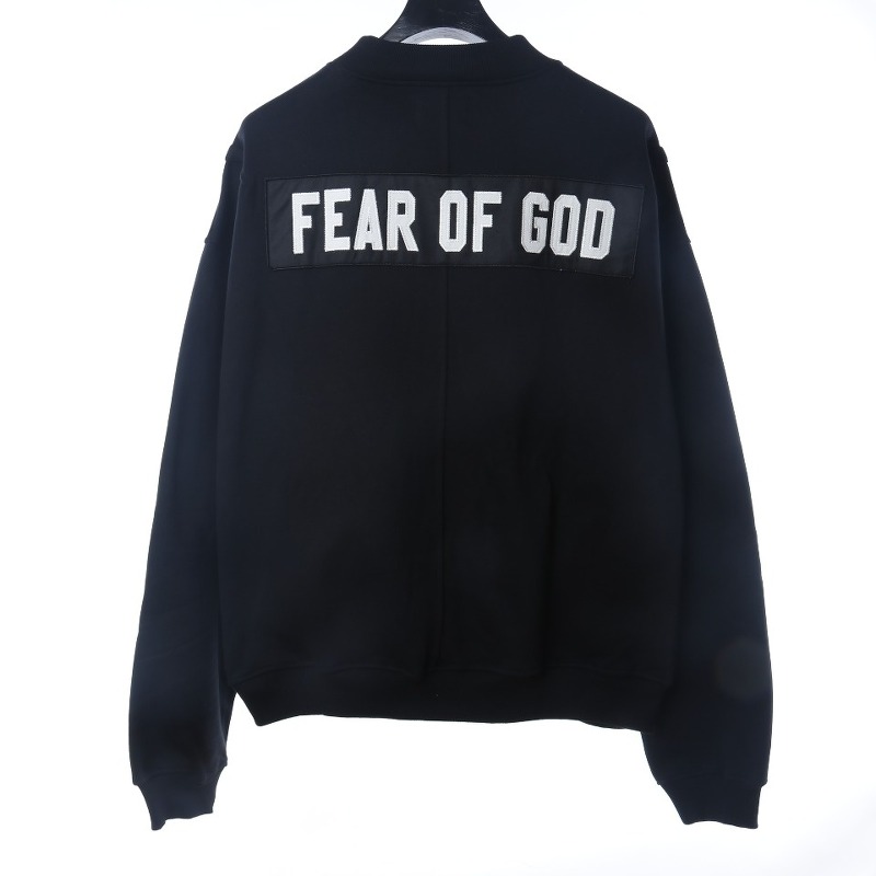 [FEAR OF GOD] 피어오브갓 19FW 백 로고 자수 스웨트 셔츠 맨투맨 티셔츠