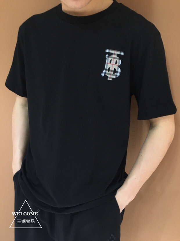 [BURBERRY] 버버리 20SS 리미티드 체크 패턴 로고 반팔 티셔츠 (2 COLOR)