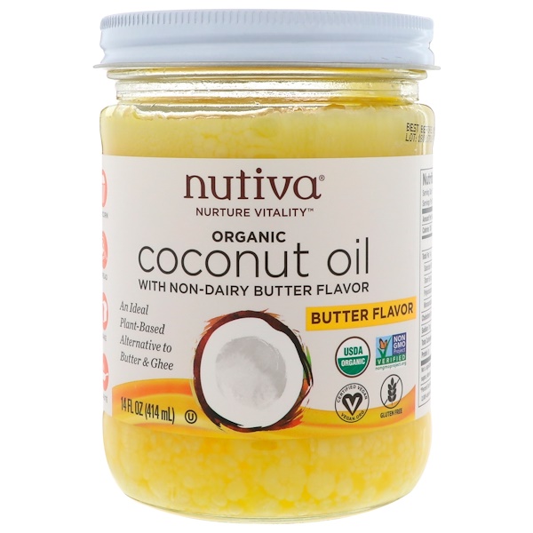 아이허브 코코넛오일 Nutiva 유기농 코코넛 오일 버터 맛 후기