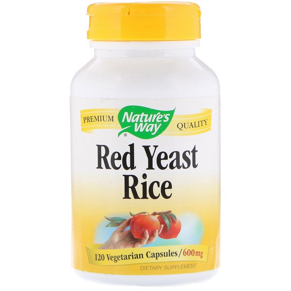 아이허브 아이허브 고지혈증개선(콜레스테롤) 홍국쌀 추천 Nature's Way, 붉은 효모 쌀, 600 mg, 120 베지캡 후기와 정보