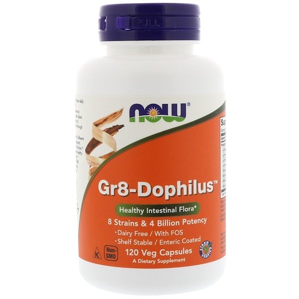 아이허브 유산균보충제 Now Foods Gr8-도필러스(Dophilus) 후기