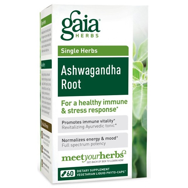 아이허브 아쉬와간다(아슈와간다) 제품 추천 Gaia Herbs 싱글 허브 아쉬와간다 뿌리 후기
