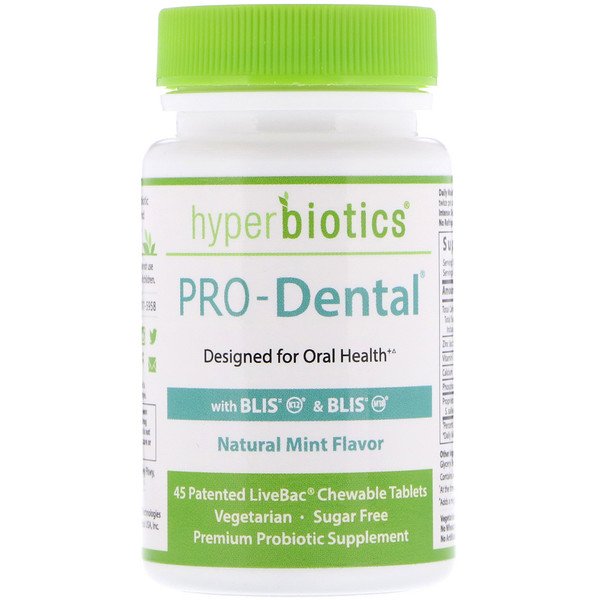 아이허브 프로바이오틱스추천 Hyperbiotics PRO-Dental 천연 민트 향 후기