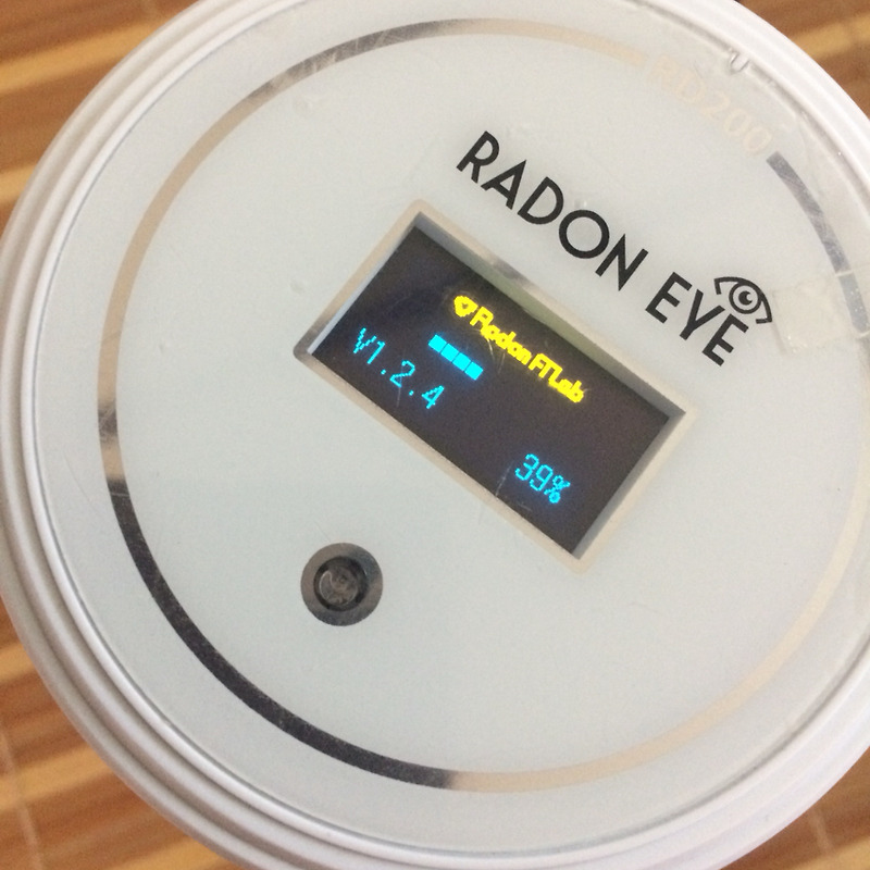 라돈 측정기, radon eye lcd