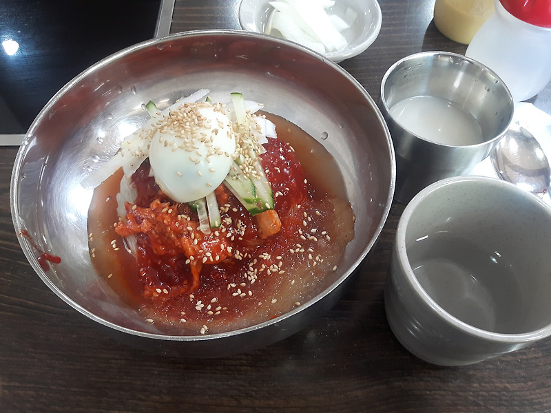 서울과기대맛집 온달네에서 회냉면 먹어 봄