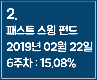 2. 패스트 스윙 펀드 2019-02-16 6주차 : 15.08%