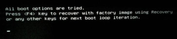 All boot options are tried. 윈도우 부팅오류 메시지를 해결하는 방법.