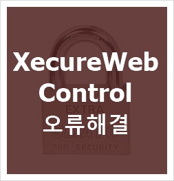 XecureWeb Control  오류