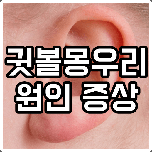 귓볼몽우리 원인 치료법